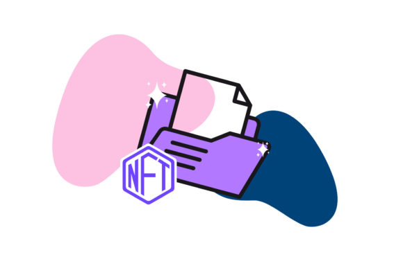 Business NFT File Folder Icon: A Versatile Graphic Freebie for Brand Design