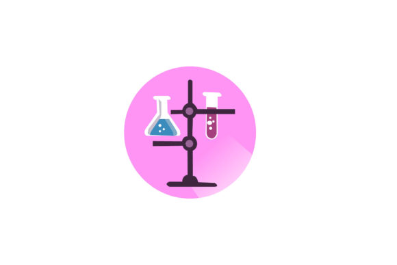 Chemical Laboratory Icon Design Review for Real Embroidery Projects