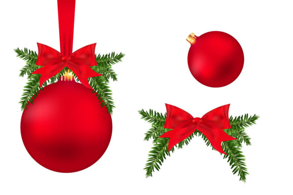 Christmas Ball Graphic: A Festive Freebie for Content Creators