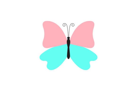 Colorful Beautiful Butterfly Graphics for Handmade Businesses