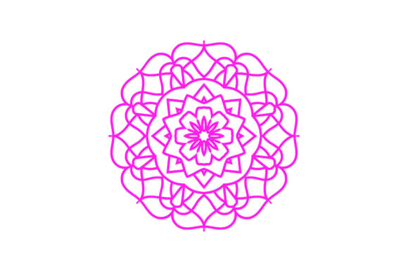 Element Mandala Circle Islamic: A Graphic Design Asset for Local Business Branding