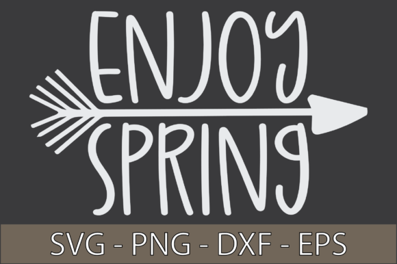 Enjoy Spring SVG: A Versatile Graphic Design Asset for Crafters