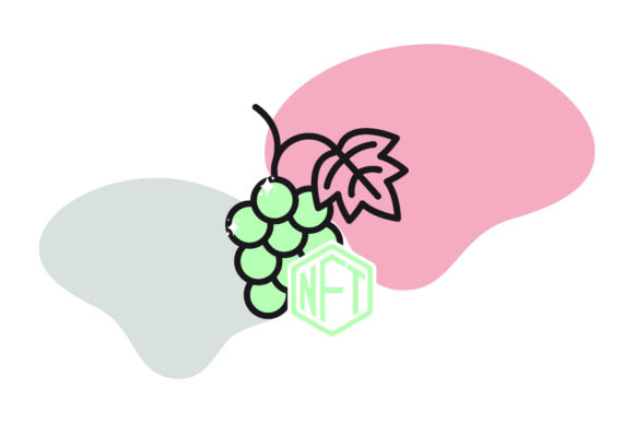 Fruit NFT Grape Icon – A Versatile Graphic Design Asset for Creative Sellers