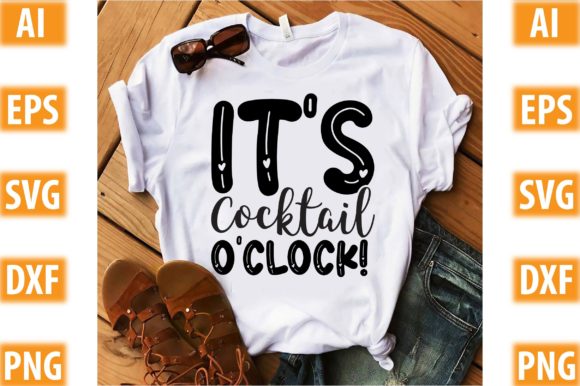 It’s Cocktail O’Clock: A Versatile Graphics Asset for Creative Branding