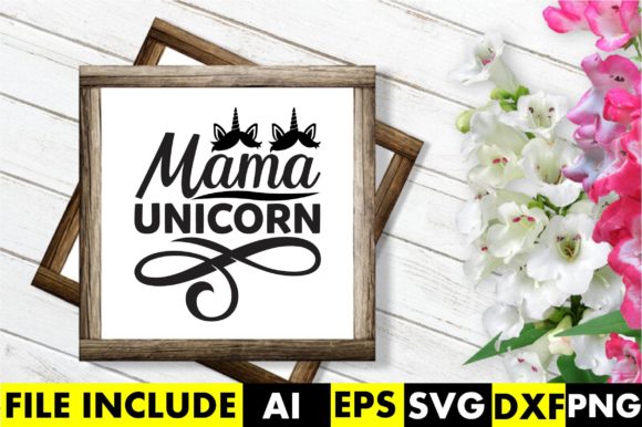 Mama Unicorn Graphics for Crafts: A Designer’s Perspective