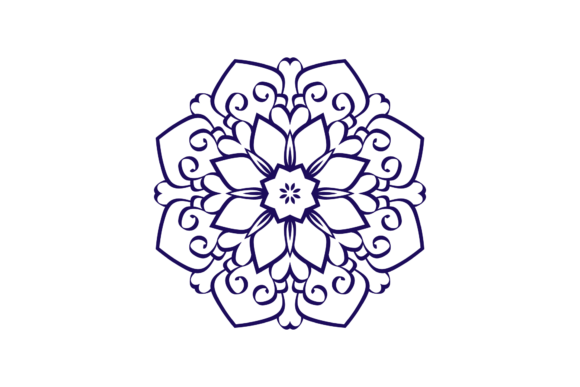 Mandala Flower Color Pattern: A Versatile Graphic Design Freebie for Creative Projects