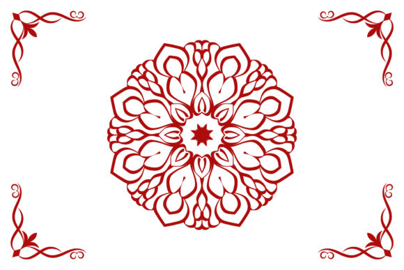 Mandala Henna Pattern: A Versatile Graphic Design Asset for Content Creators
