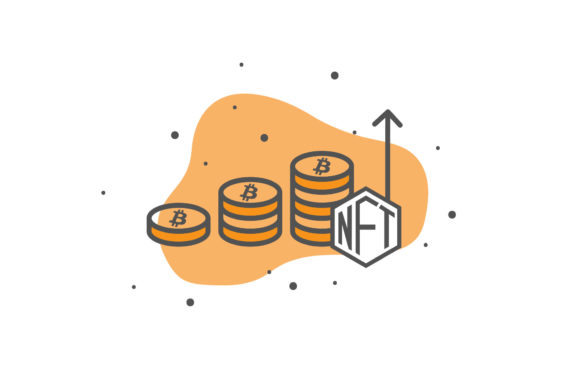 NFT Bitcoin Bullish Icon – A Versatile Graphic Design Freebie for Modern Branding