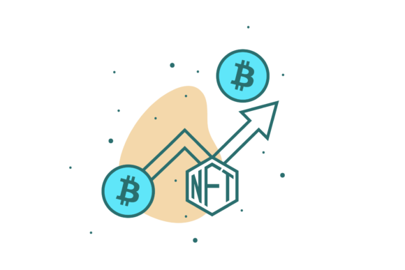 NFT Cryptocurrency Bullish Bitcoin Icon Graphics for Handmade Freebies